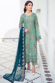 Shop Sea Green Embellished Pakistani Kameez Party Dress LARGE Shop Sea Green Embellished Pakistani Kameez Party Dress LARGE