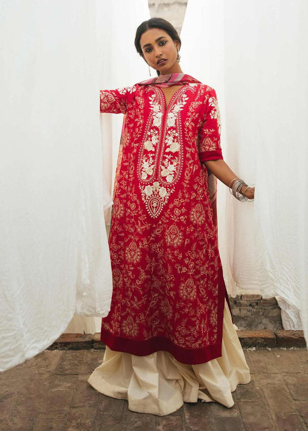 Sharara Designs with Long Shirts Pakistani Eid Dresses