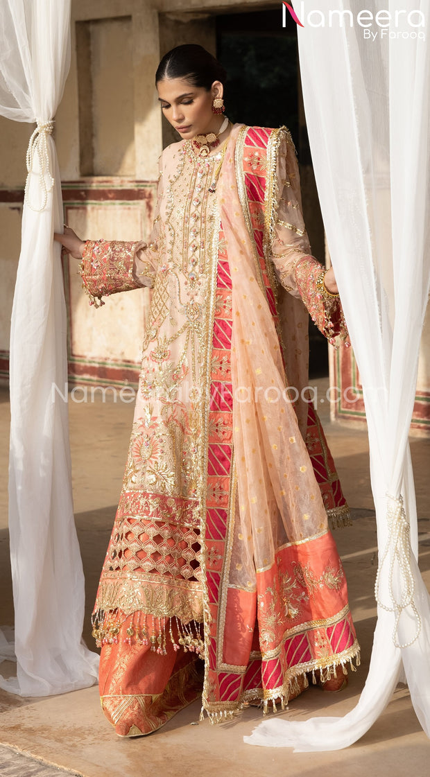 Sharara Dress Pakistani by Pakistani Designer Online