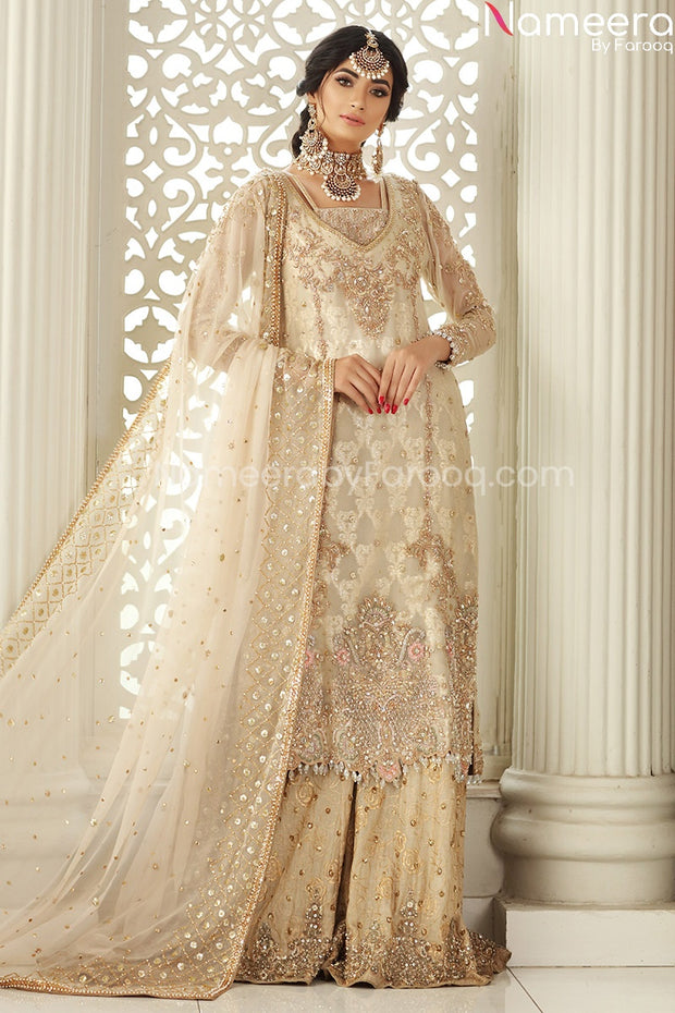 Sharara Dress for Wedding With Long Shirt Online 