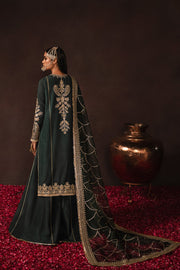 Sharara Kameez Raw Silk Pakistani Dress for Wedding Online
