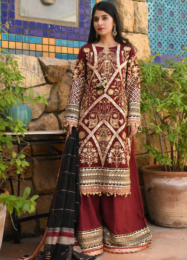 Sharara Style Salwar Kameez
