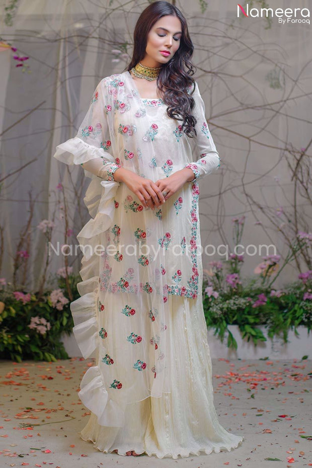Sharara Suits with Long Kameez 