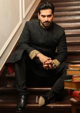 Sherwani for Groom in Black Color Model Look
