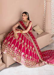 Shocking Pink Lehenga Choli Dress for Bride
