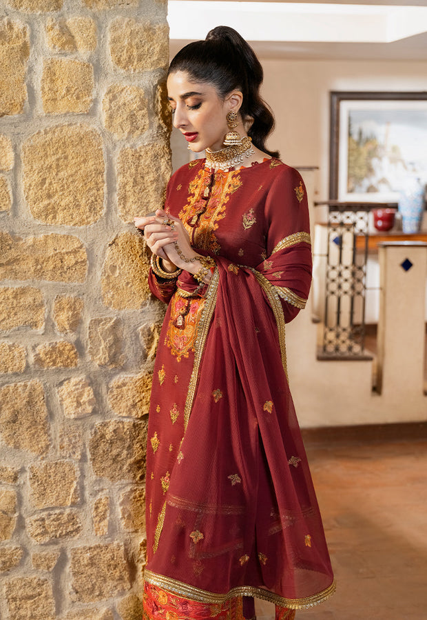 Shop Maroon Pakistani Kameez salwar Suit Classical Embellished Dress