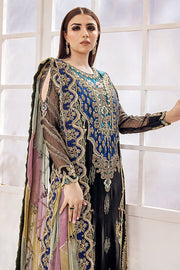Shop Premium Hand Embellished Pakistani Bridal Dress in Black Long Shirt Style 2023