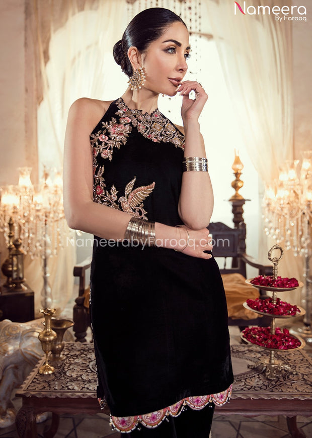 pakistani short shirt dresses Gharara with Short Shirt, Hand Embroidery, Pakistani Wedding Dresses, Formal Dresses, Indian, Bollywood , Southasian Gharara