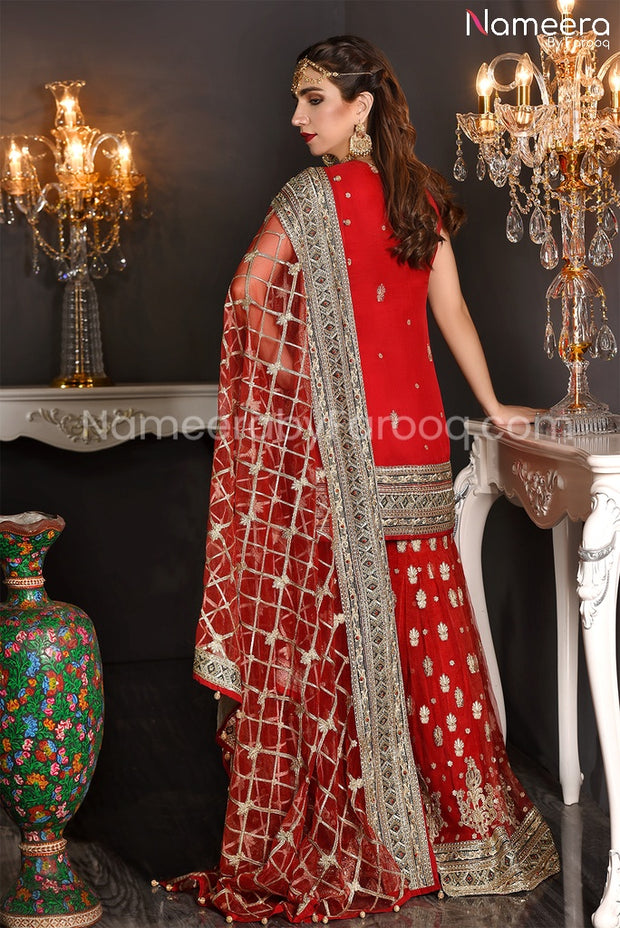 Trendy Short Shirt with Plazo for Wedding Party 