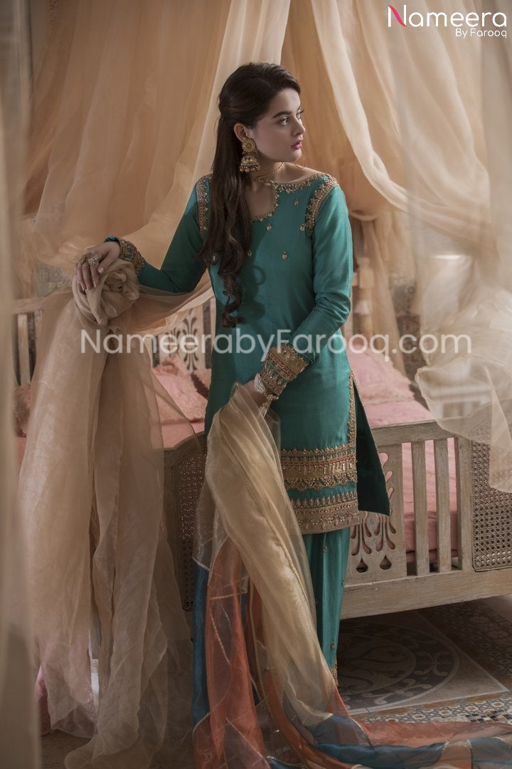 New Silk Salwar Kameez Pakistani