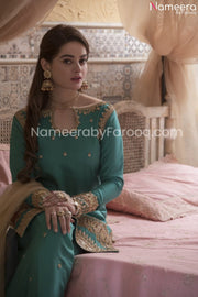 New Silk Salwar Kameez Pakistani Wedding Attire 2021