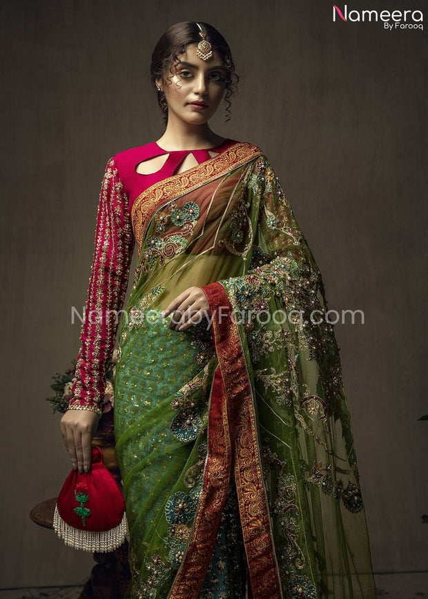 Silk Sarees with Embroidery Work 2021