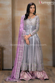 Silver Bridal Gown