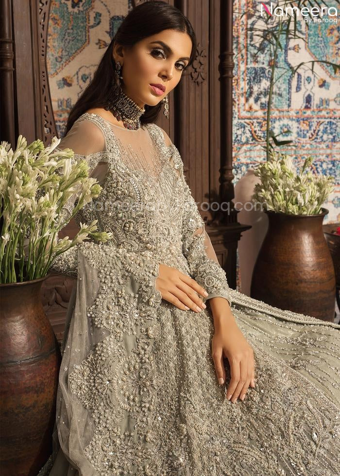Silver Bridal Lehnga