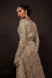 Silver Color Lehenga Gown