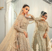 Silver Colour Bridal Lehenga for Indian Bridal WearSilver Colour Bridal Lehenga for Indian Bridal Wear