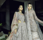 Silver Grey Lehenga Dress