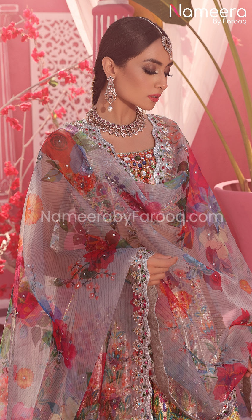 Silver Lehenga Choli