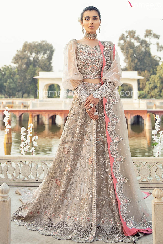 Silver Lehnga Choli 