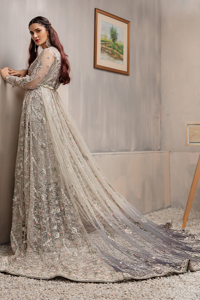 Silver Walima Bridal Dress 