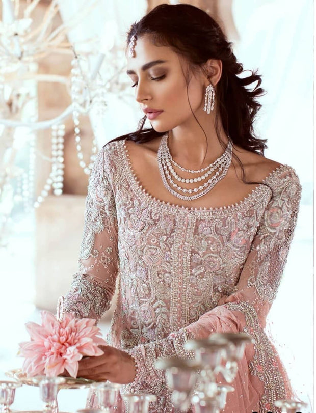 Soft Light Pink Lehenga for Reception 1