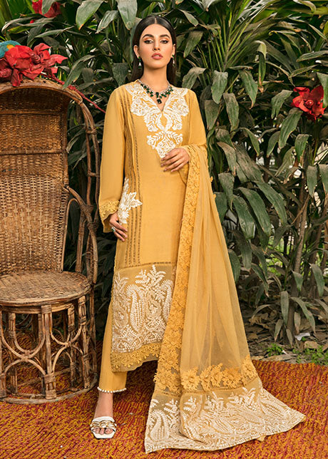 Simple Pakistani Party Dresses Embroidered Salwar Kameez'