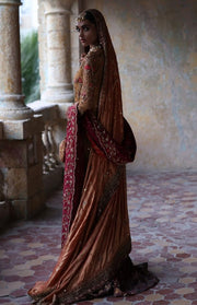 Skin Long Kameez Lehenga Pakistani Wedding Dress