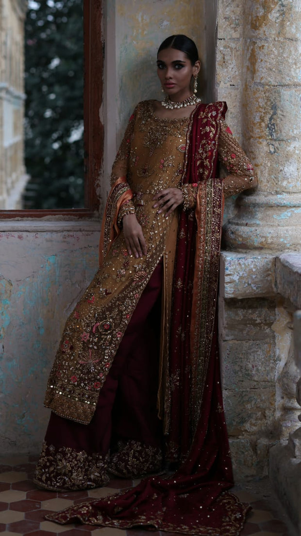 Skin Long Kameez Lehenga Pakistani Wedding Dresses 2023
