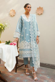 Sky Blue Embellished Pakistani Kameez Salwar Suit with Dupatta