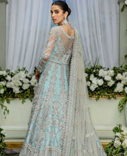 Sky Blue Gown Lehenga 