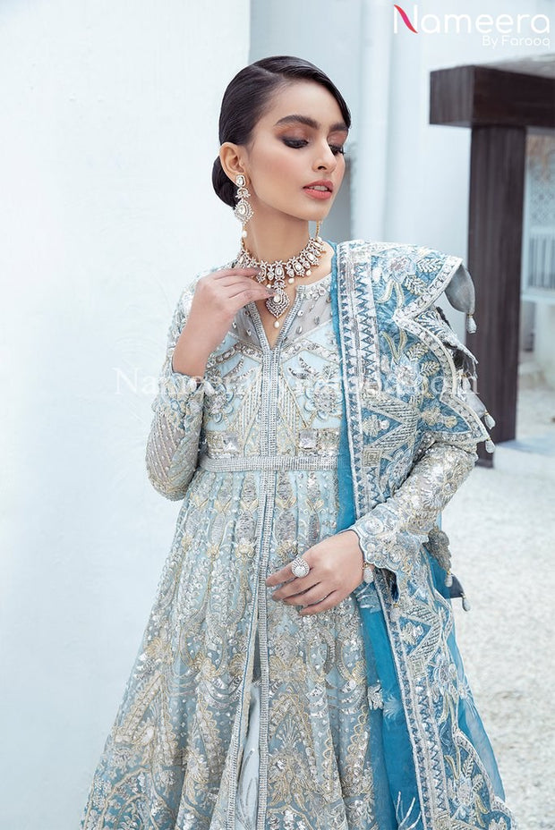 Sky Blue Lehenga 2021