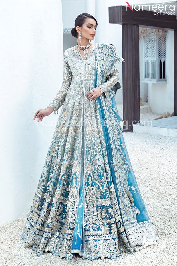 Sky Blue Lehenga