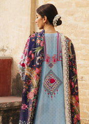 Sky Blue Long Shirt with Sharara Pakistani Eid Dresses 2022