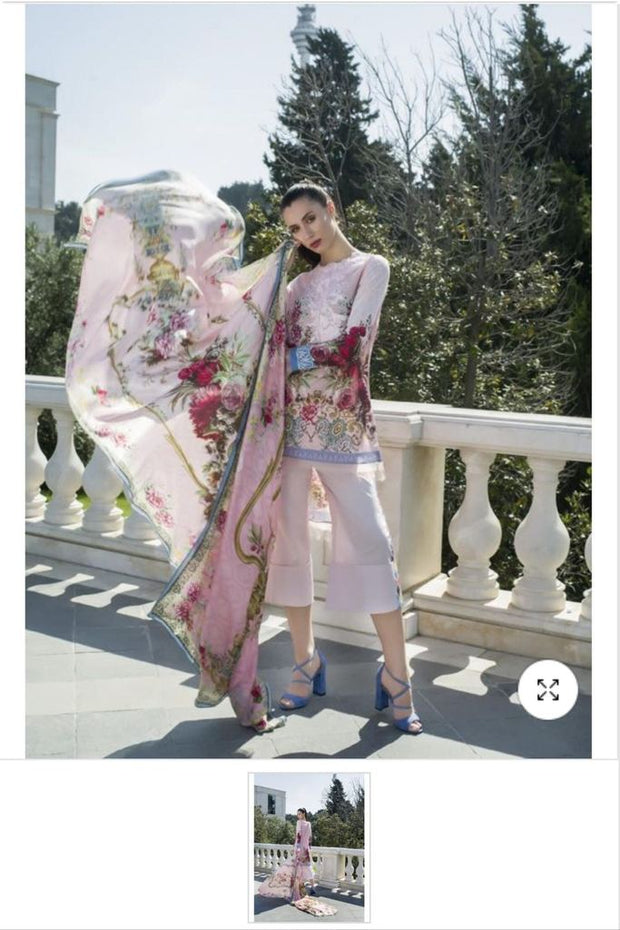 Special Pakistani Lawn Dress for Eid by Honey Waqar in US 