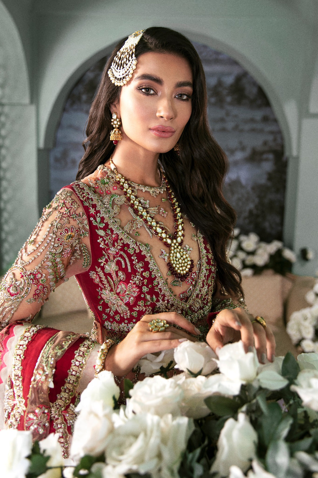 Stone Work Bridal Lehenga 
