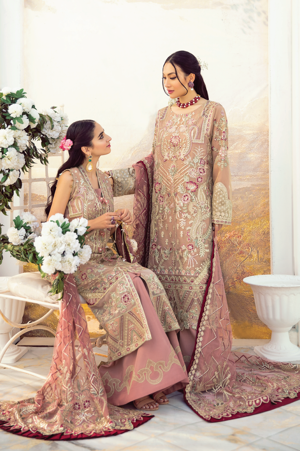 Stylish Party Wear Salwar Kameez in Flamingo Pink Shade