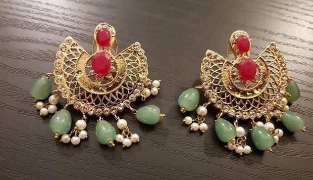 Stylish Gold Plated Earrings