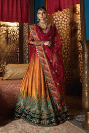 Stylish Pakistani Designer Dress for Wedding Party Dupatta Look