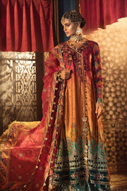Stylish Pakistani Designer Dress for Wedding Party Side Pose