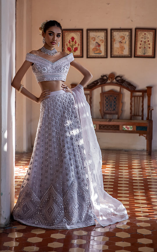 Tea Pink Lehenga