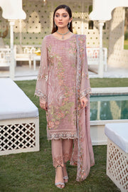 Tea Pink Salwar Kameez with Lavish Embroidery