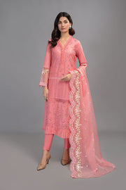 Thread Embellished Maria B Pink Kameez Salwar Suit