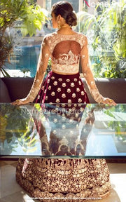 Thread Embroidered Pakistani Lehenga Party Wear