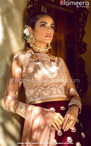Thread Embroidered Pakistani Lehenga Party Wear