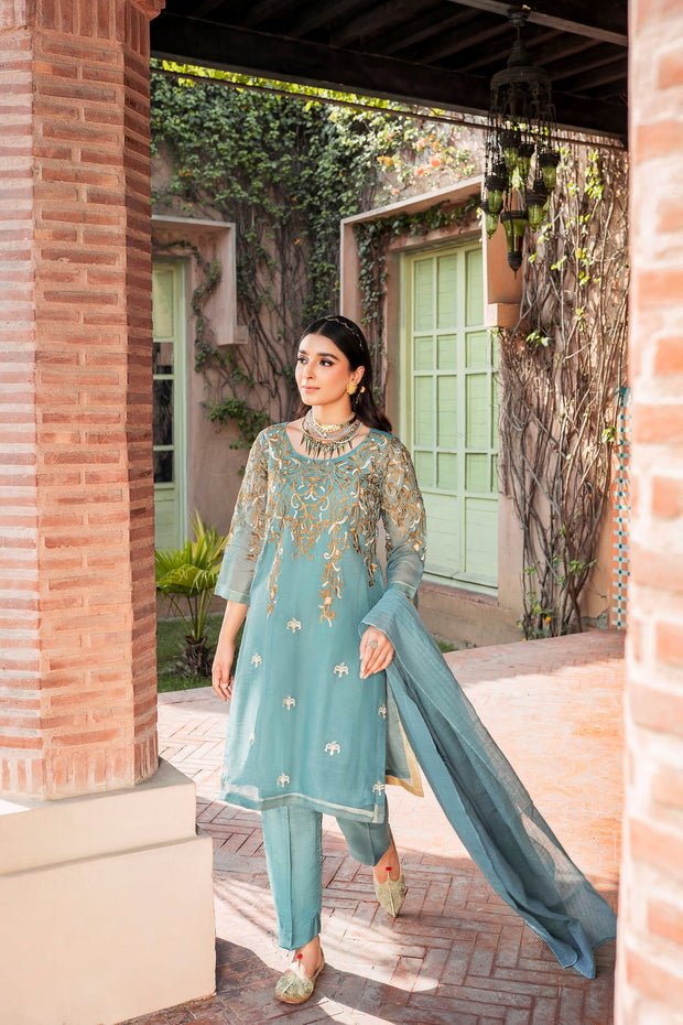 Tilla Embroidered Salwar Kameez Pakistani Eid Dress