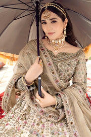 Tissue Gold Lehenga Choli Bridal Pakistani Bridal Wear 2023