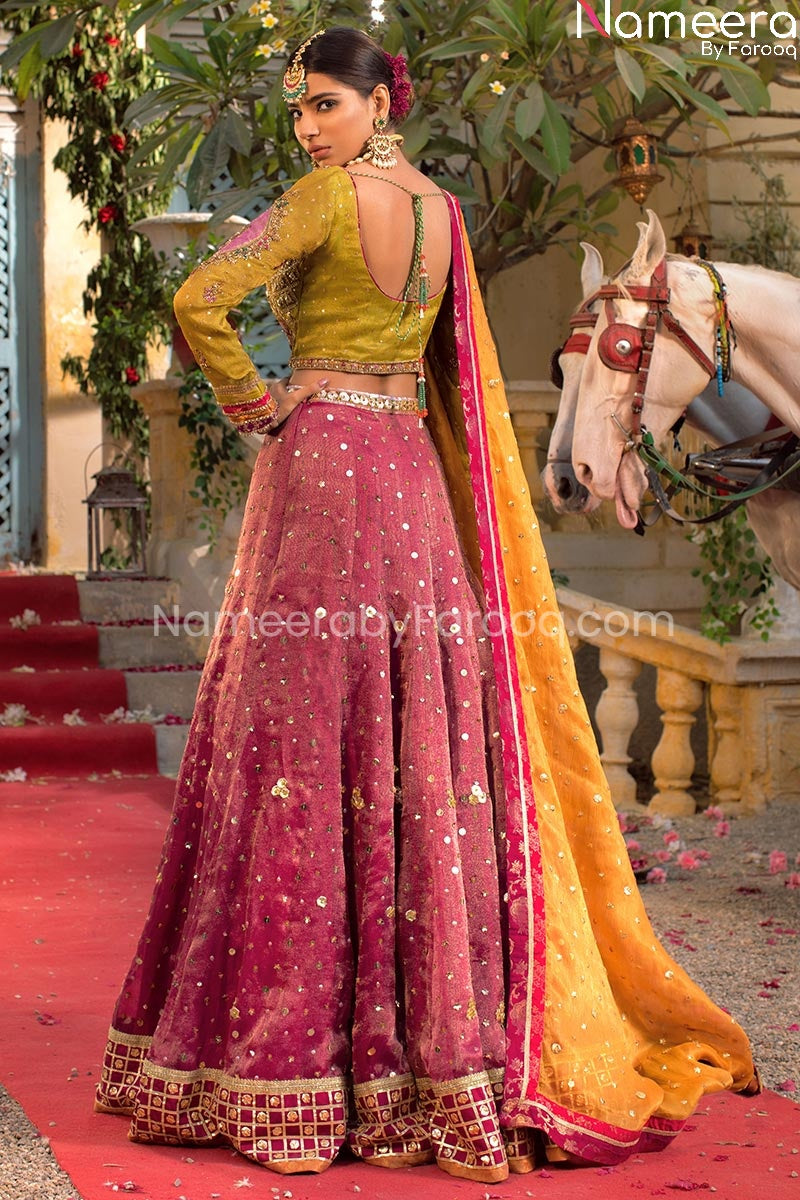 Traditional Bridal Lehenga Choli Online Pakistan