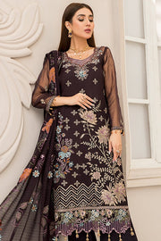 Traditional Dress of Pakistan in Purple Shade Designer