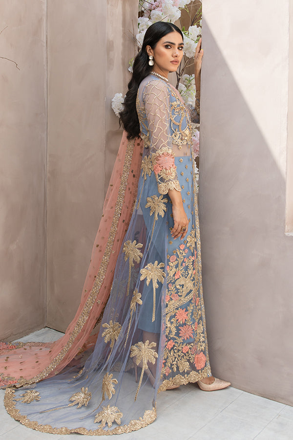Traditional Front Open Gown Pakistani Eid Dress