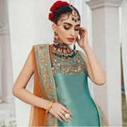 Traditional Gharara Kameez and Dupatta Pakistani Bridal Dress